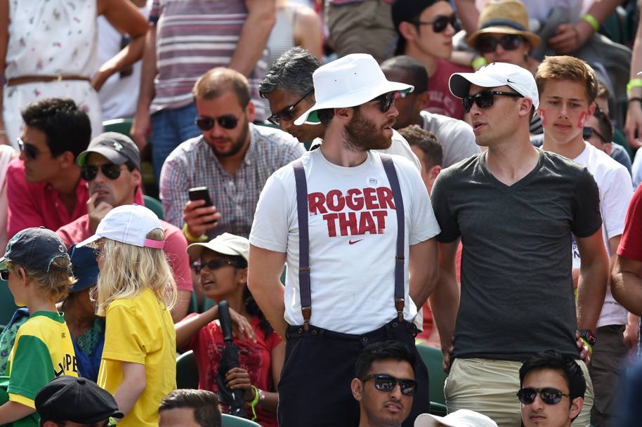 ... e supporter di Roger Federer (Action Images)